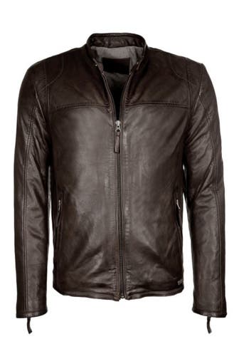 MUSTANG Lederjacke Frederick dark brown