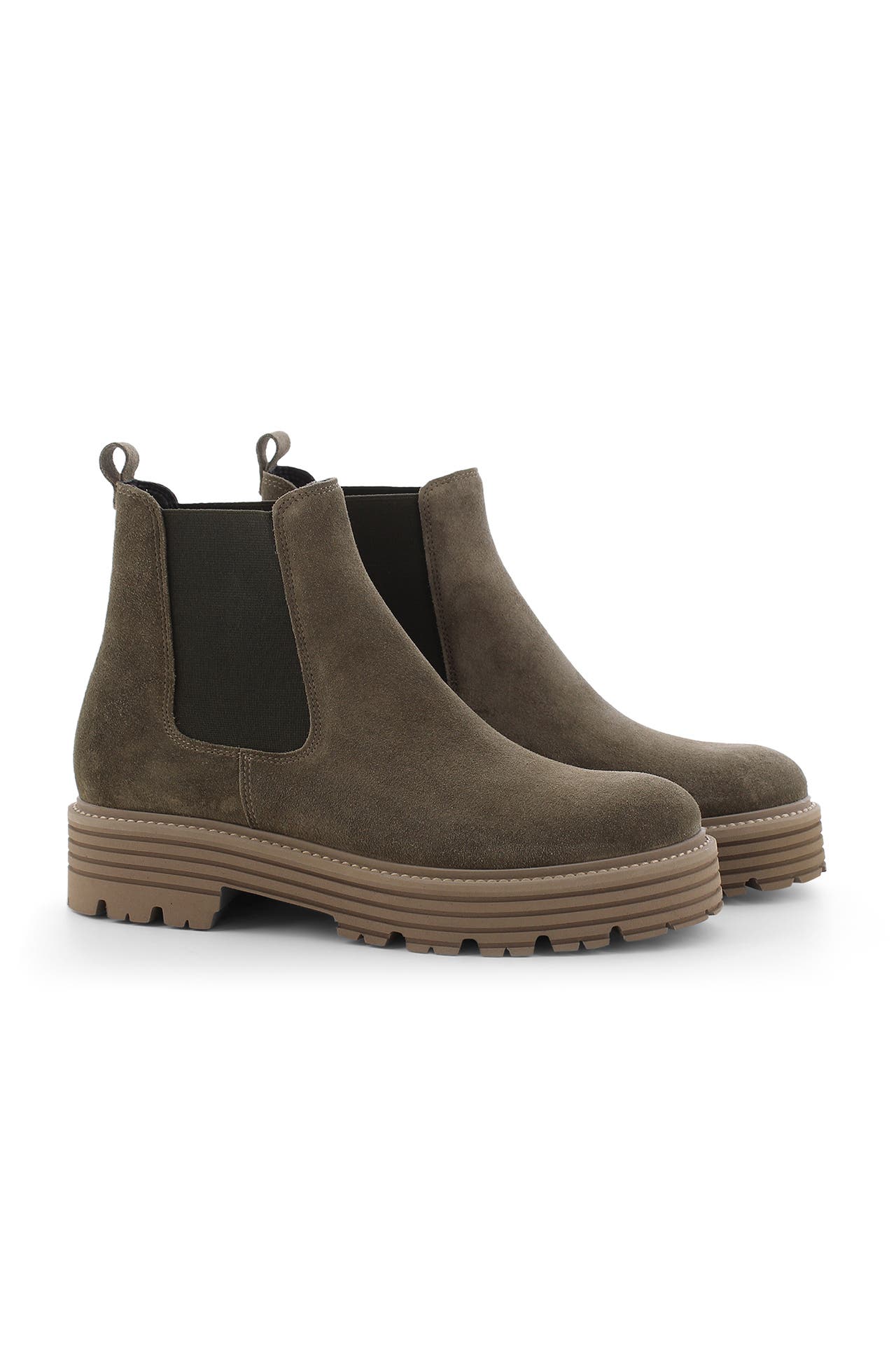 Chelsea Boots Khaki Damen