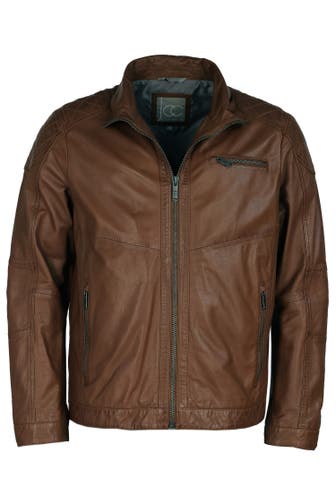 JCC Lederjacke 3102231 dark brown