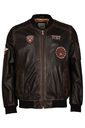 JCC Lederjacke 31025205 vintage brown