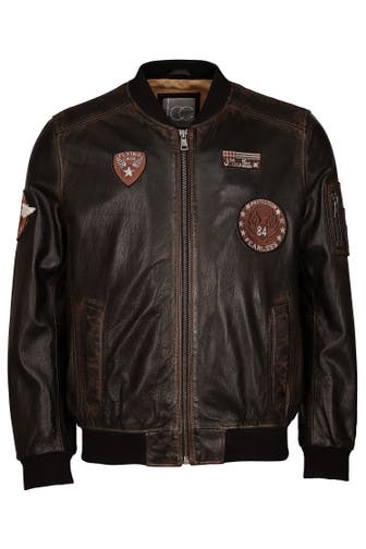 JCC Lederjacke 31025205 vintage brown