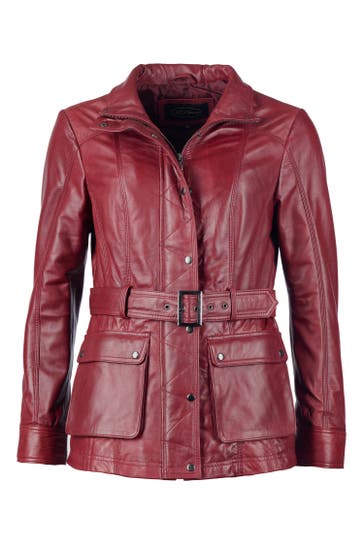 JCC Lederjacke R6382 red