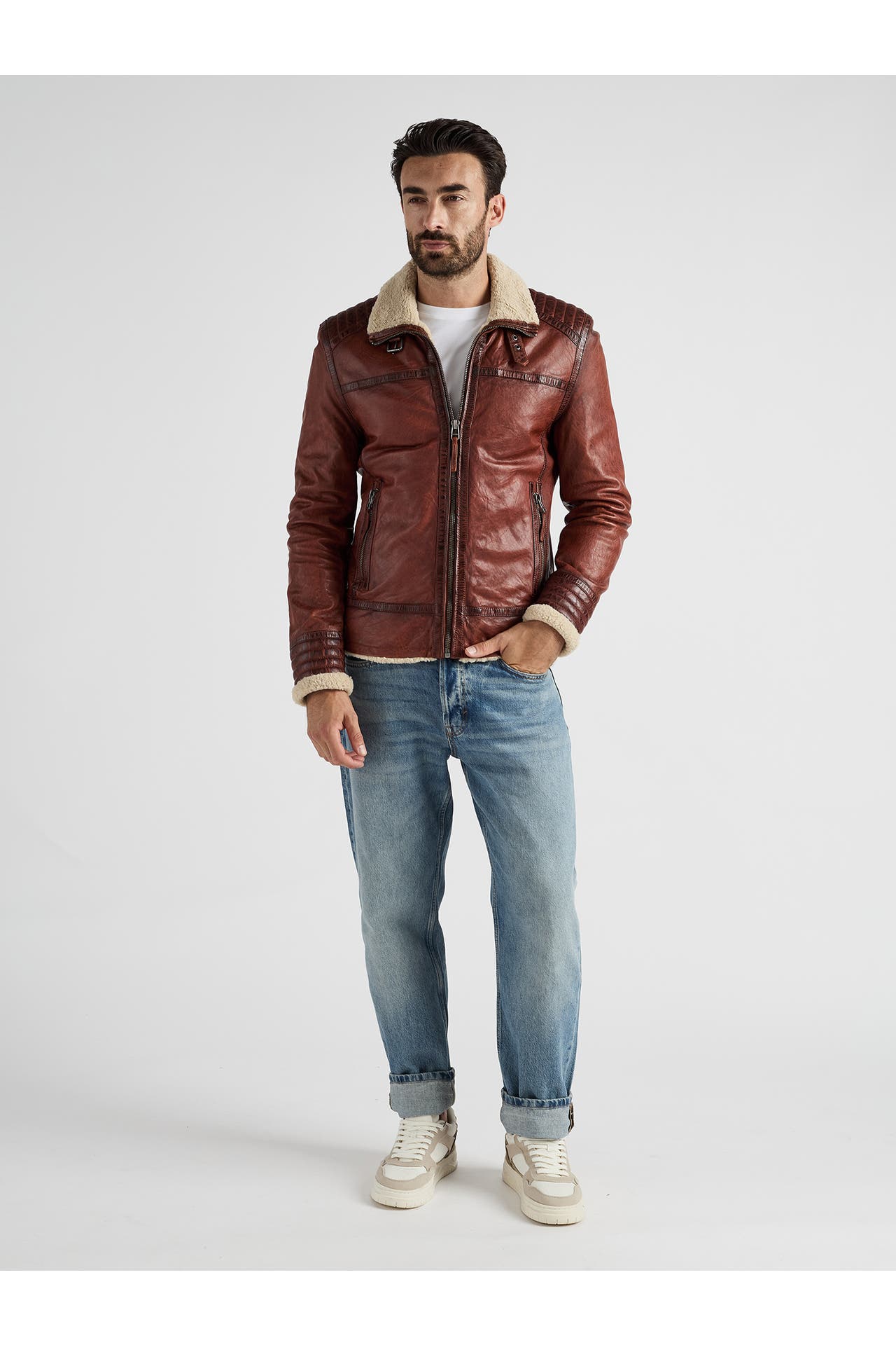 JCC Lederjacke 3102172 tan, Bild 1