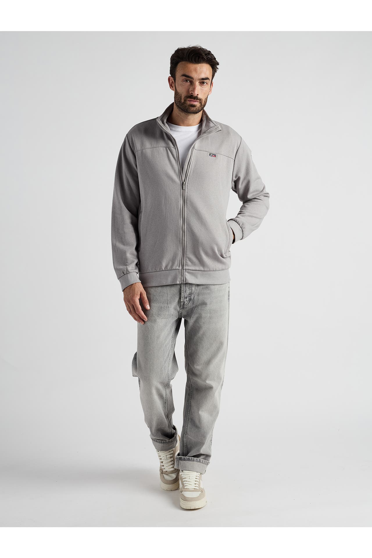 JCC Sweatjacke 310212082 grey, Bild 1
