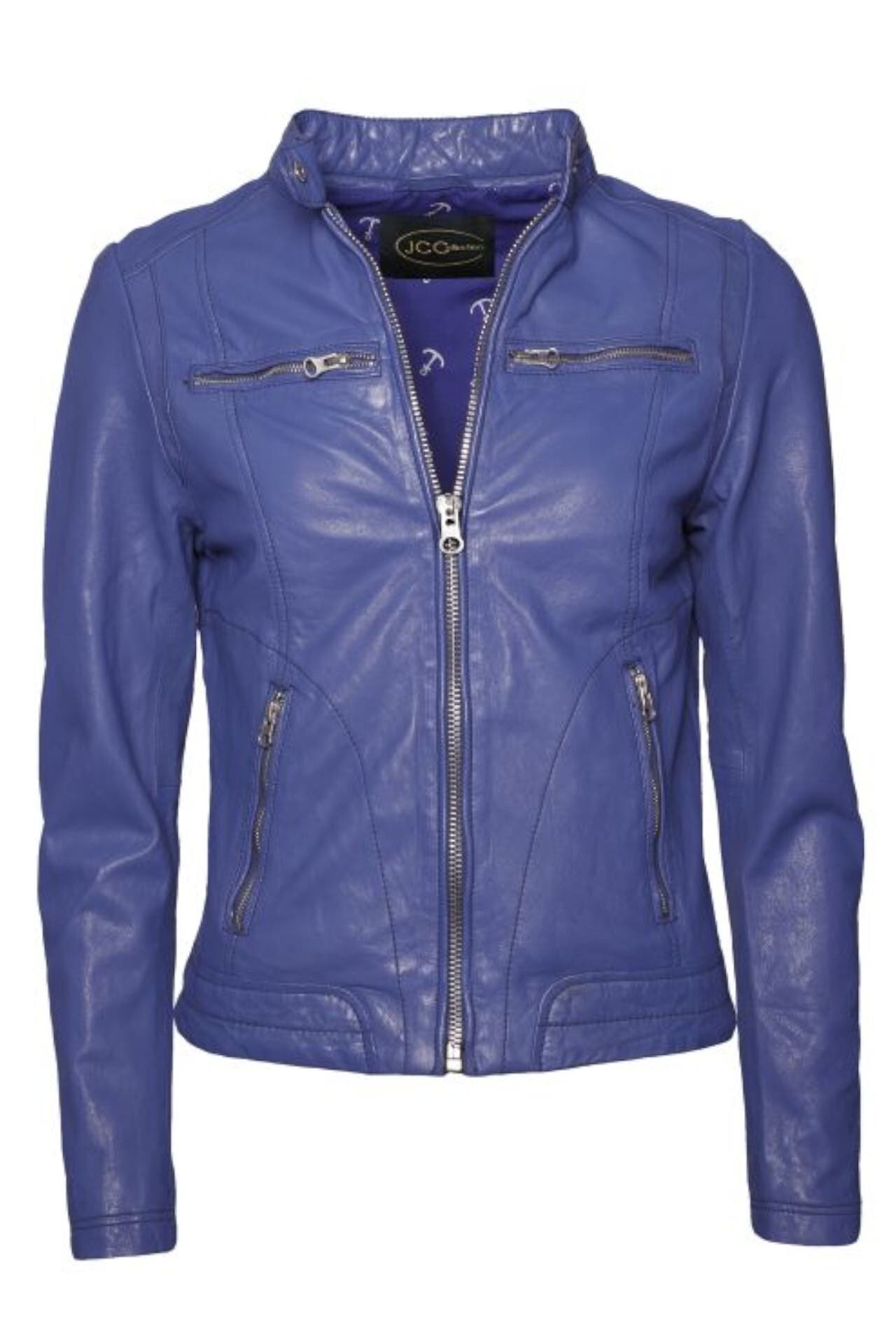JCC Lederjacke 8006 blue, Bild 1