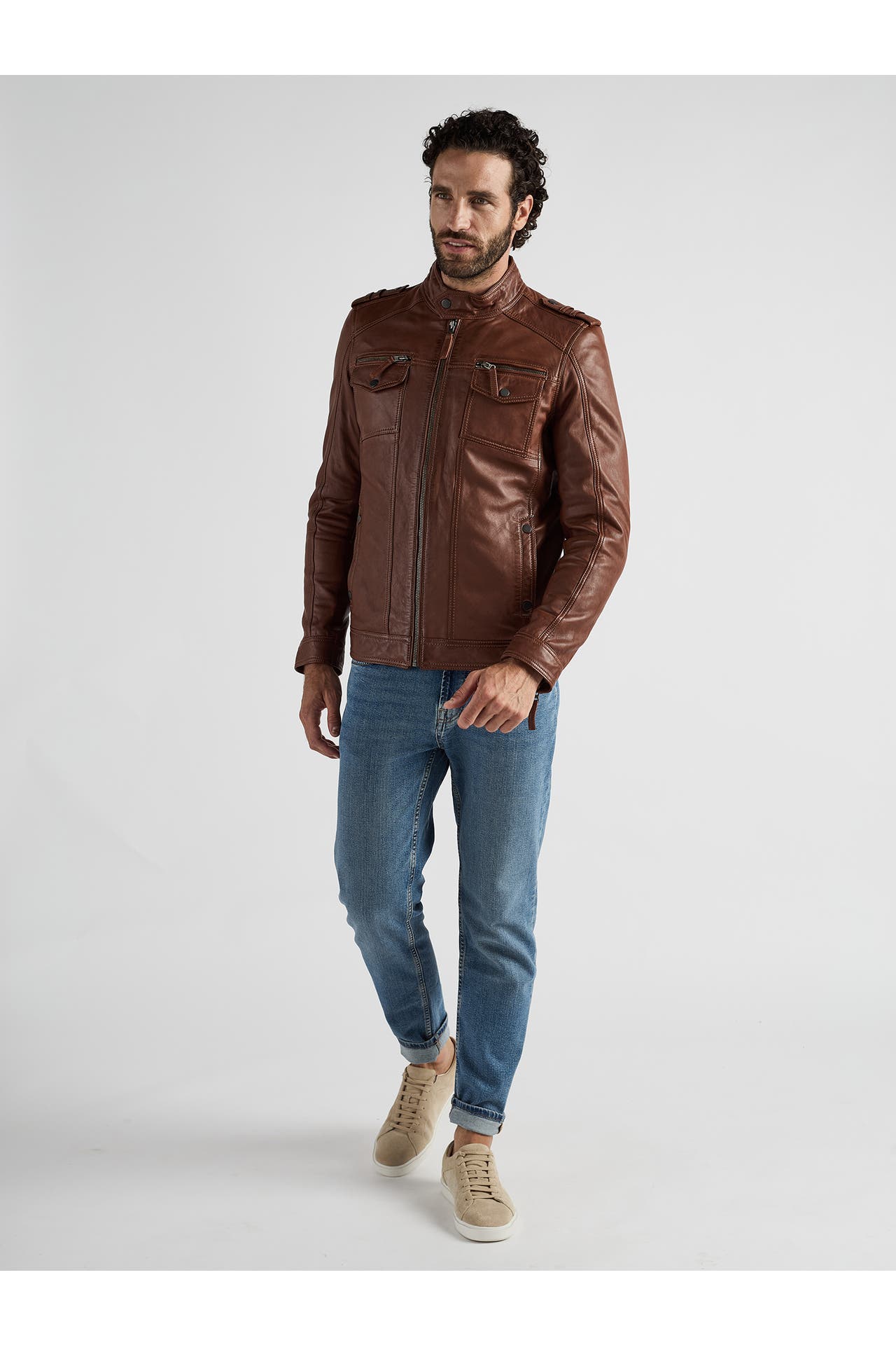 JCC Lederjacke 1101019-2 cognac, Bild 1