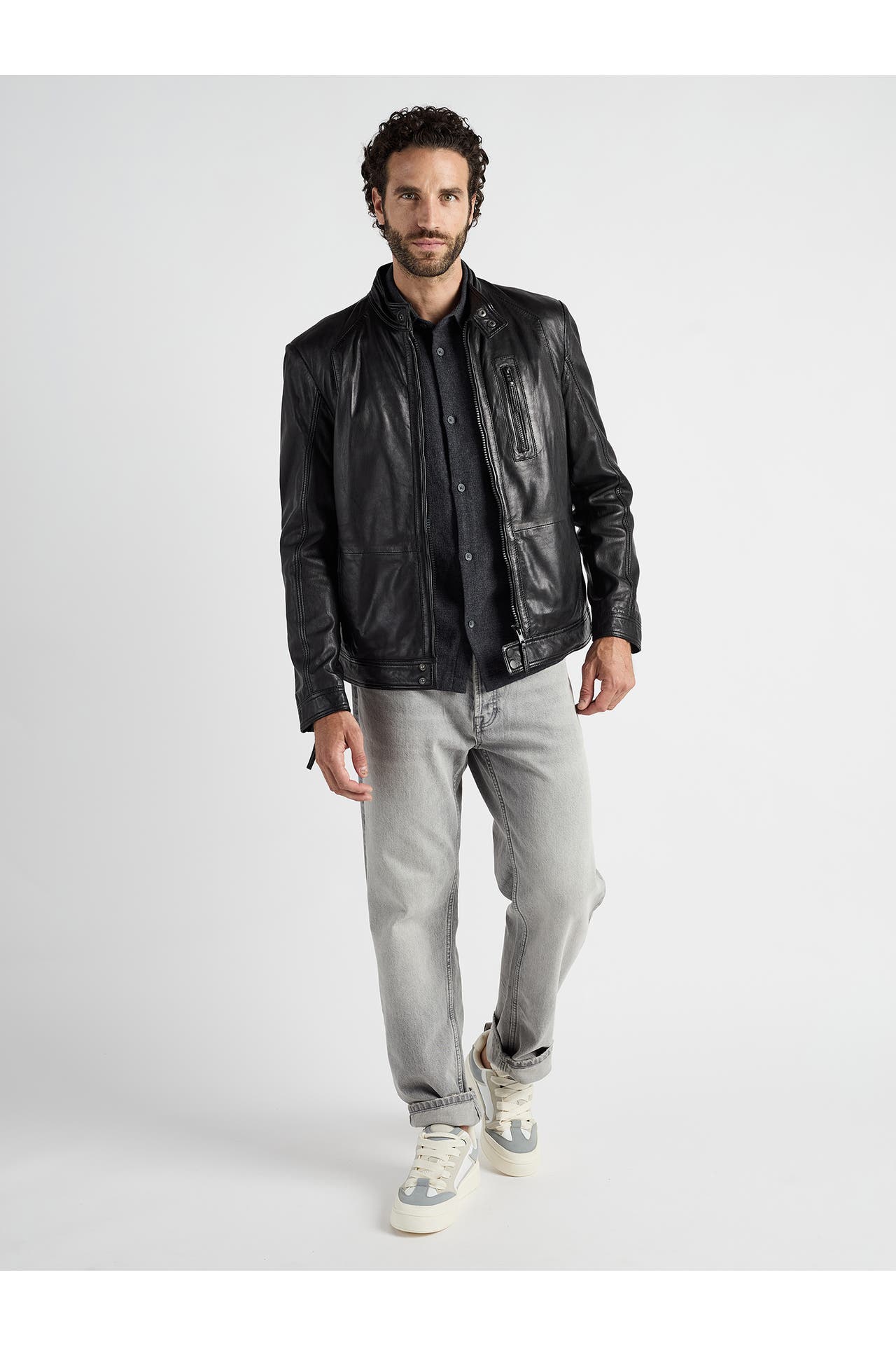 JCC Lederjacke 31024026 black, Bild 1