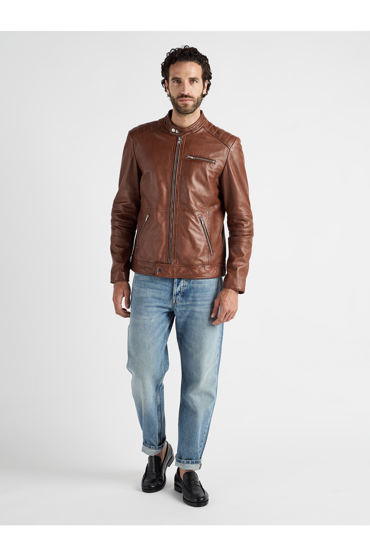 JCC Lederjacke MCL-23 cognac, Bild 1