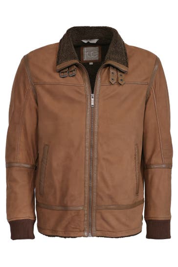 JCC Lederjacke 3102244 dunkelbraun