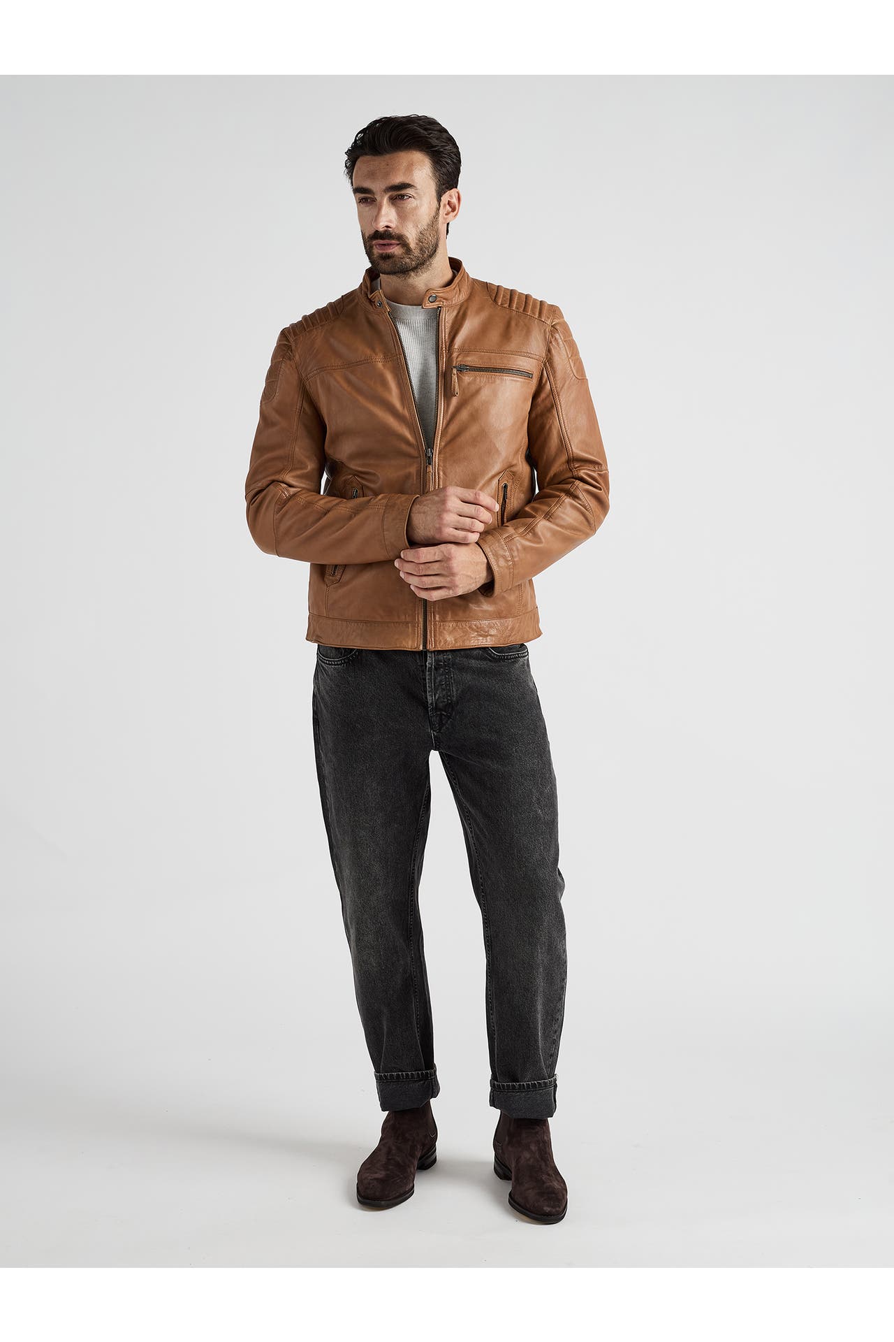 JCC Lederjacke 3102127 cognac, Bild 1
