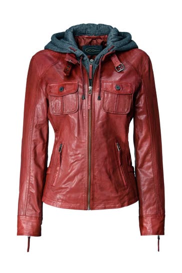 JCC Lederjacke 31024028 red