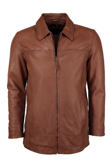 JCC Lederjacke Saros dark cognac