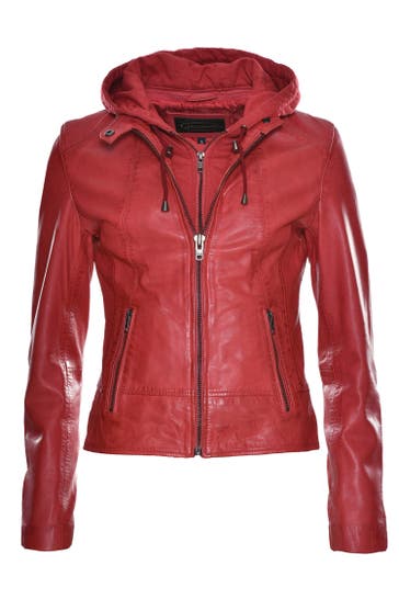 JCC Lederjacke 31020359 red