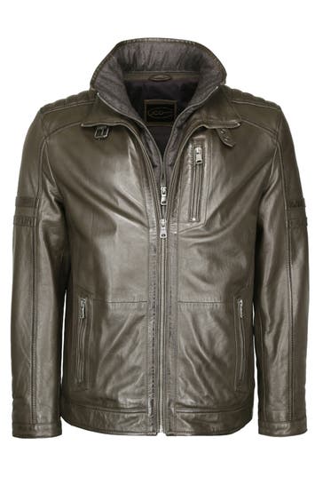 JCC Lederjacke 63535 green