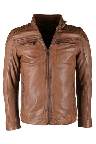 JCC Lederjacke 40700 cognac