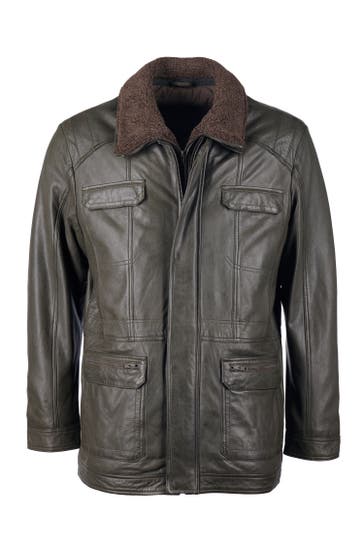 JCC Lederjacke 41607 olive