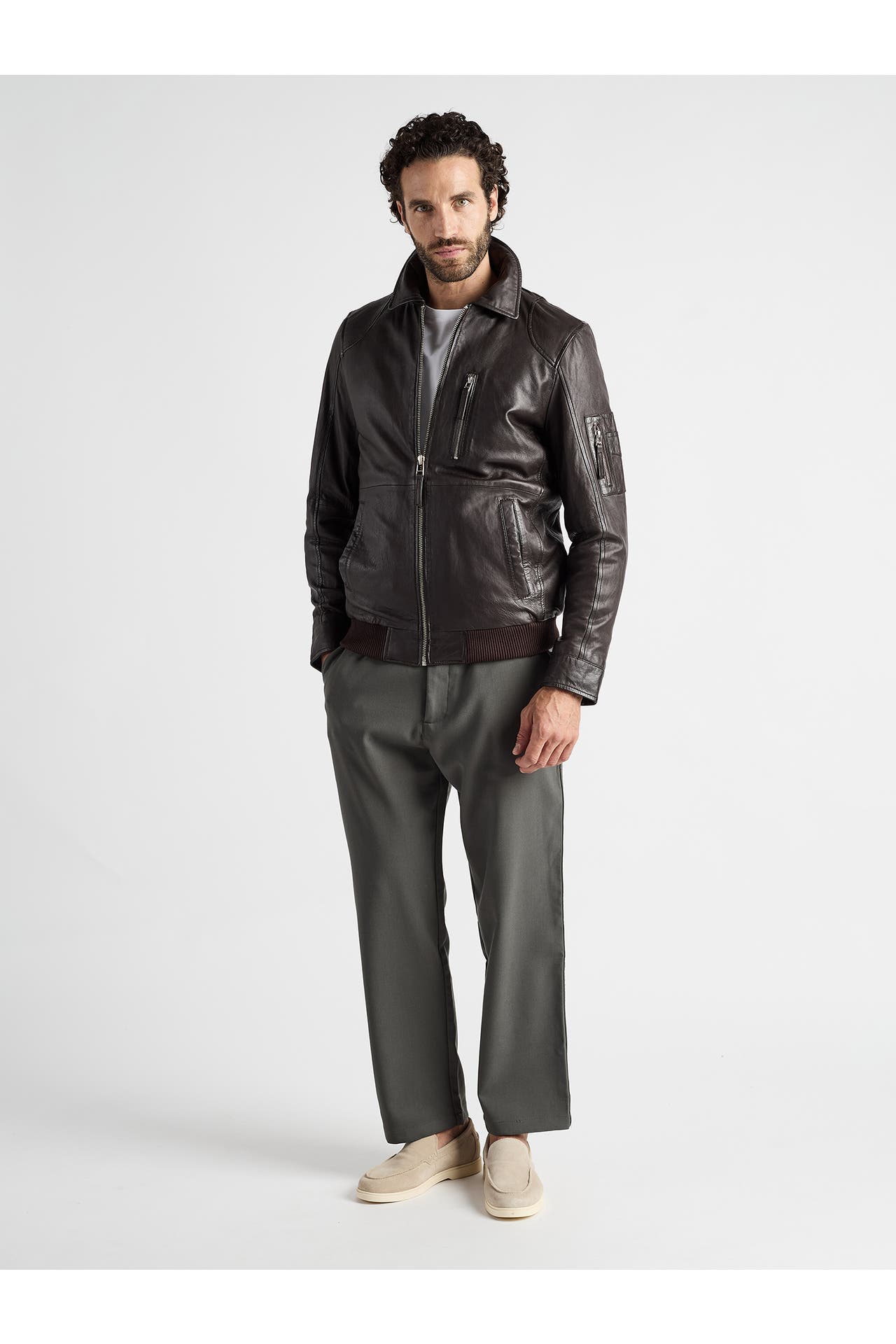 JCC Lederjacke 31018159 brown, Bild 1