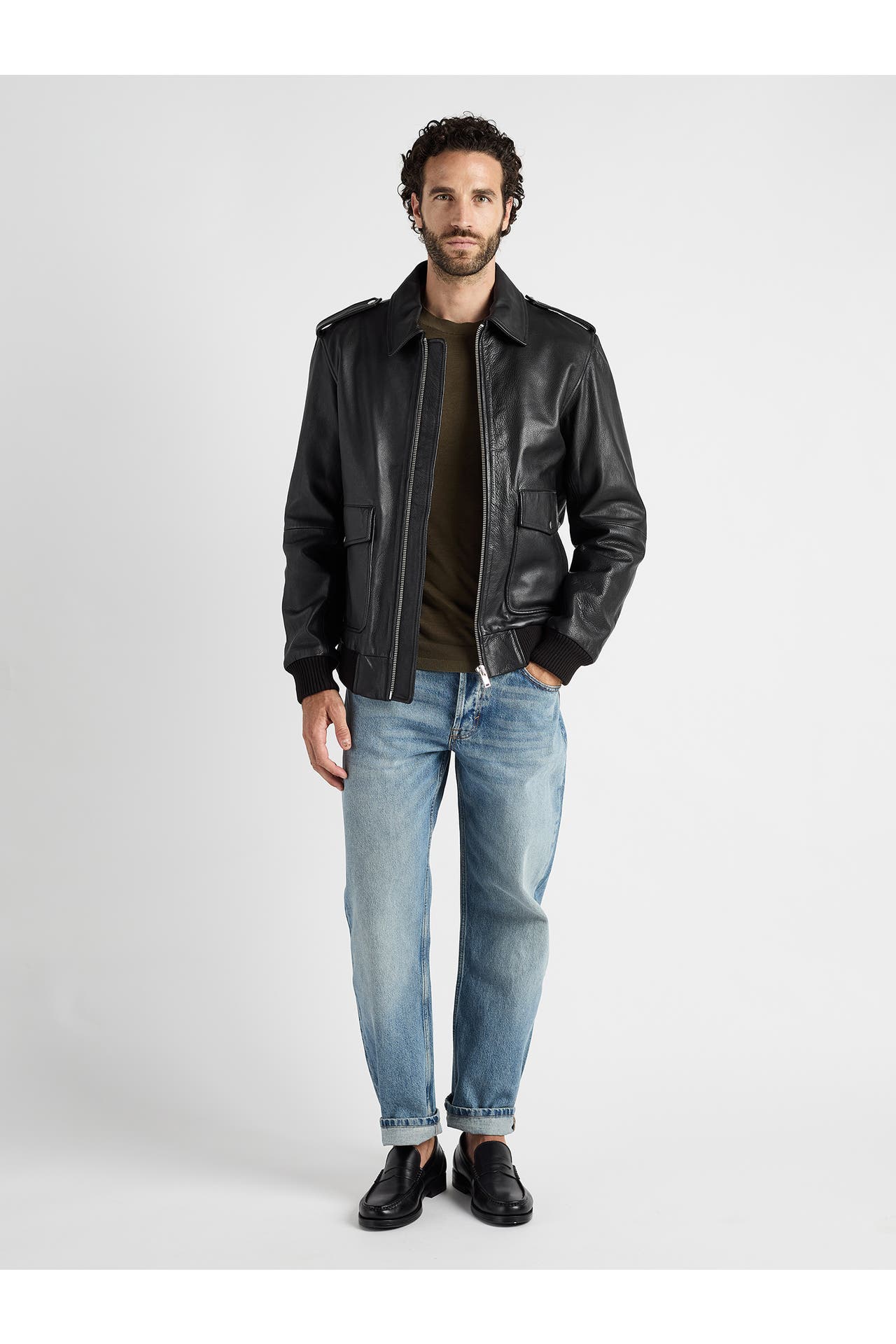 JCC Lederjacke 31020353 black, Bild 1