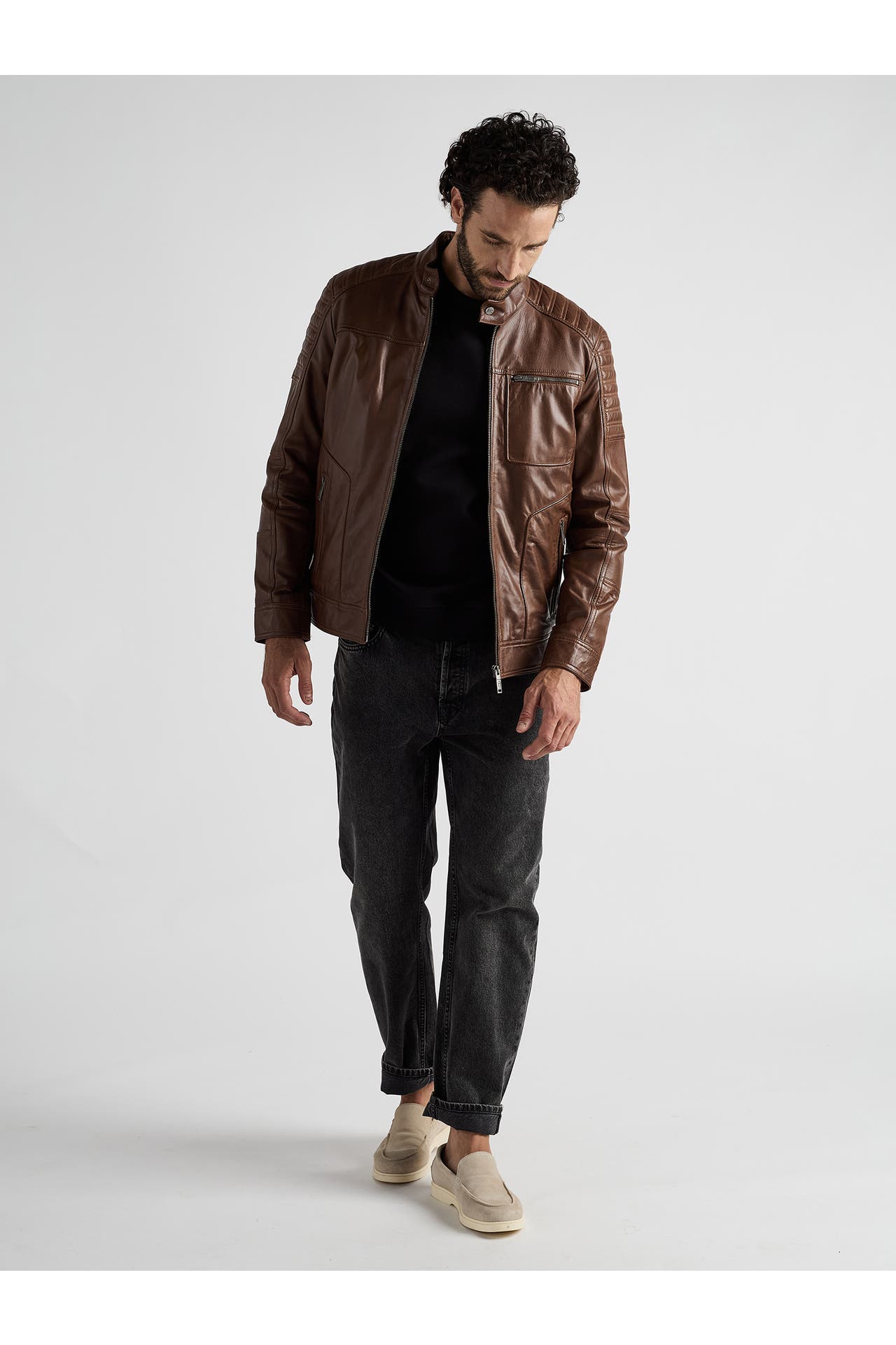 JCC Lederjacke 31023636 cognac, Bild 1