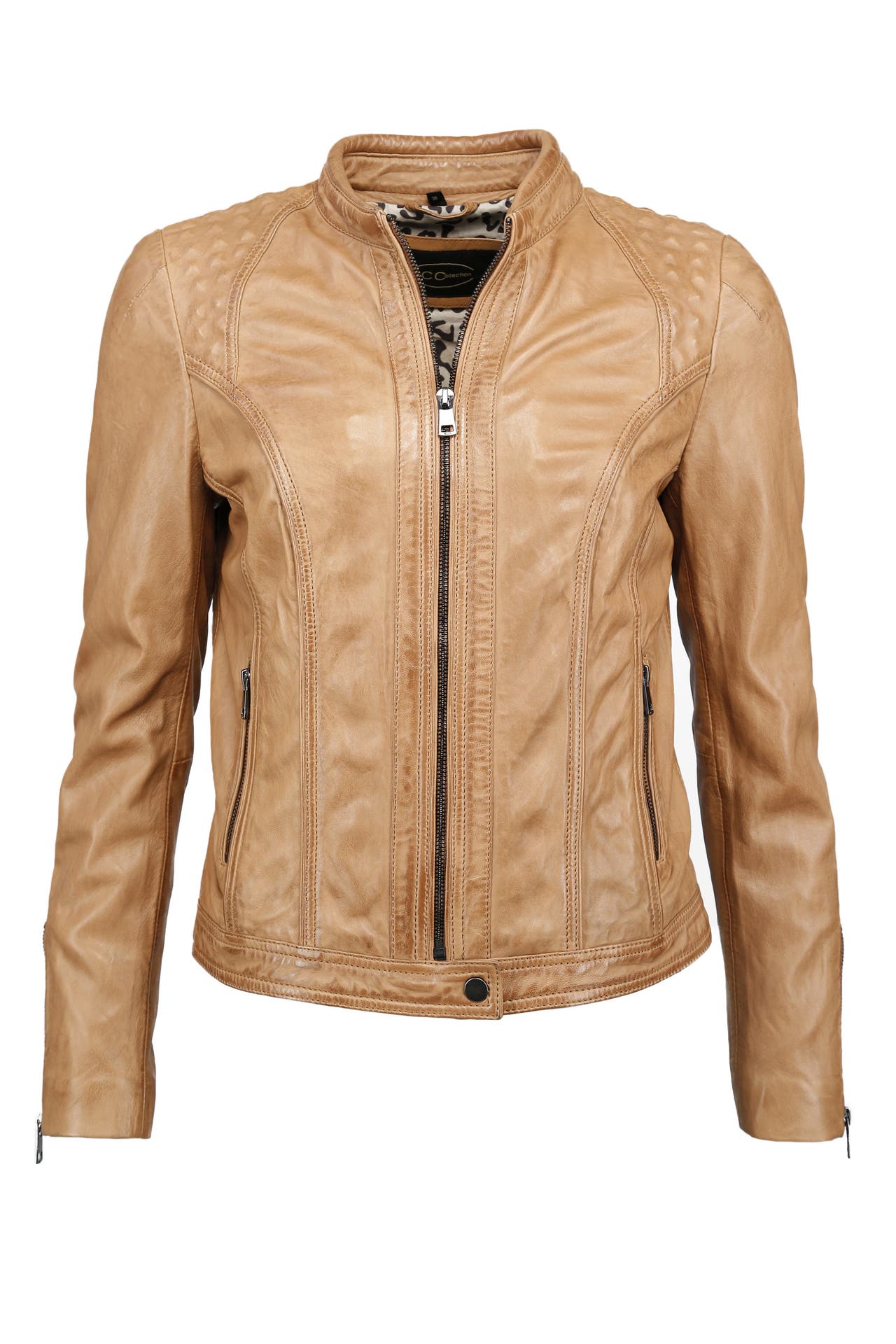 JCC Lederjacke Cabira brown, Bild 1