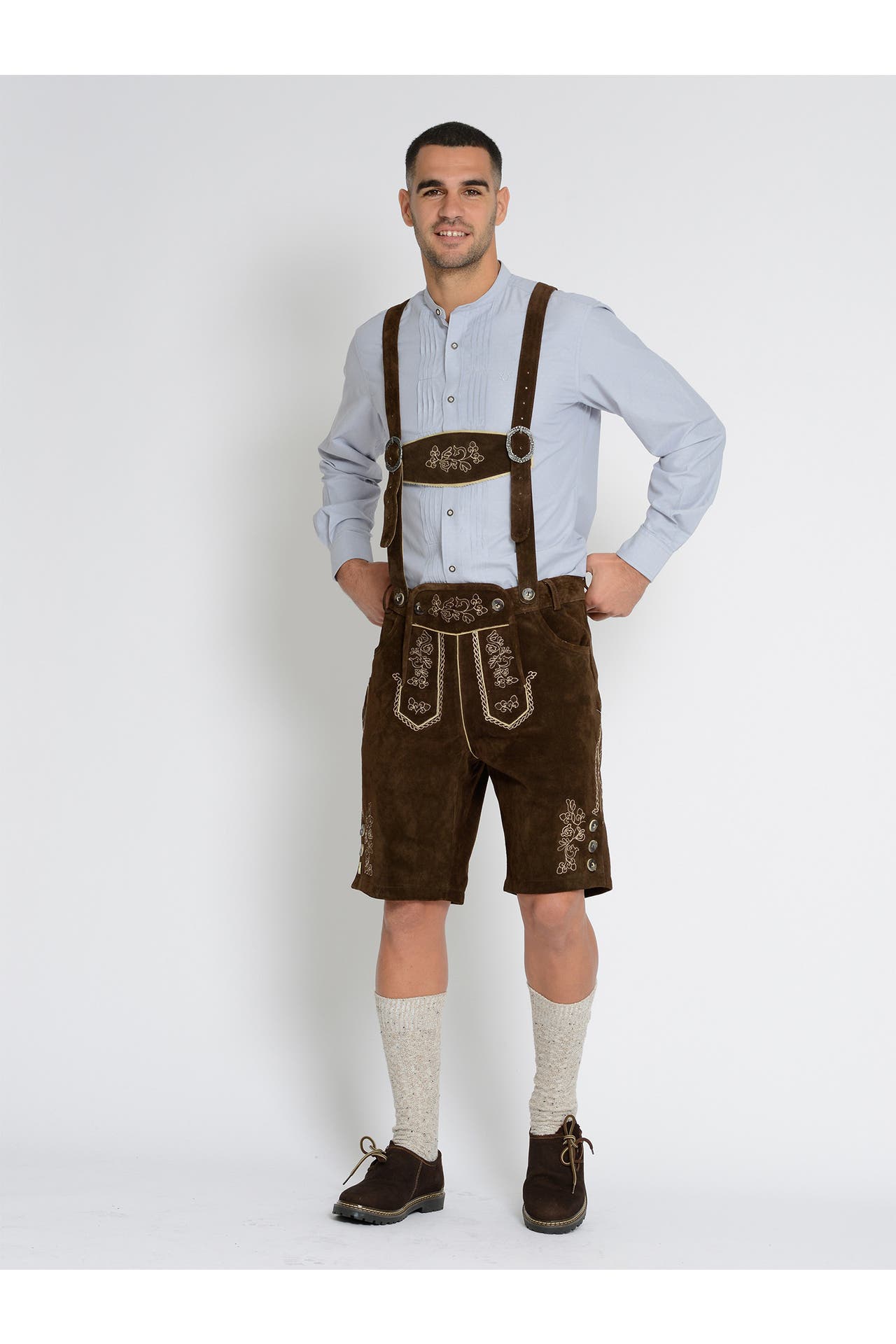 JCC Lederhose 31023010 brown, Bild 1