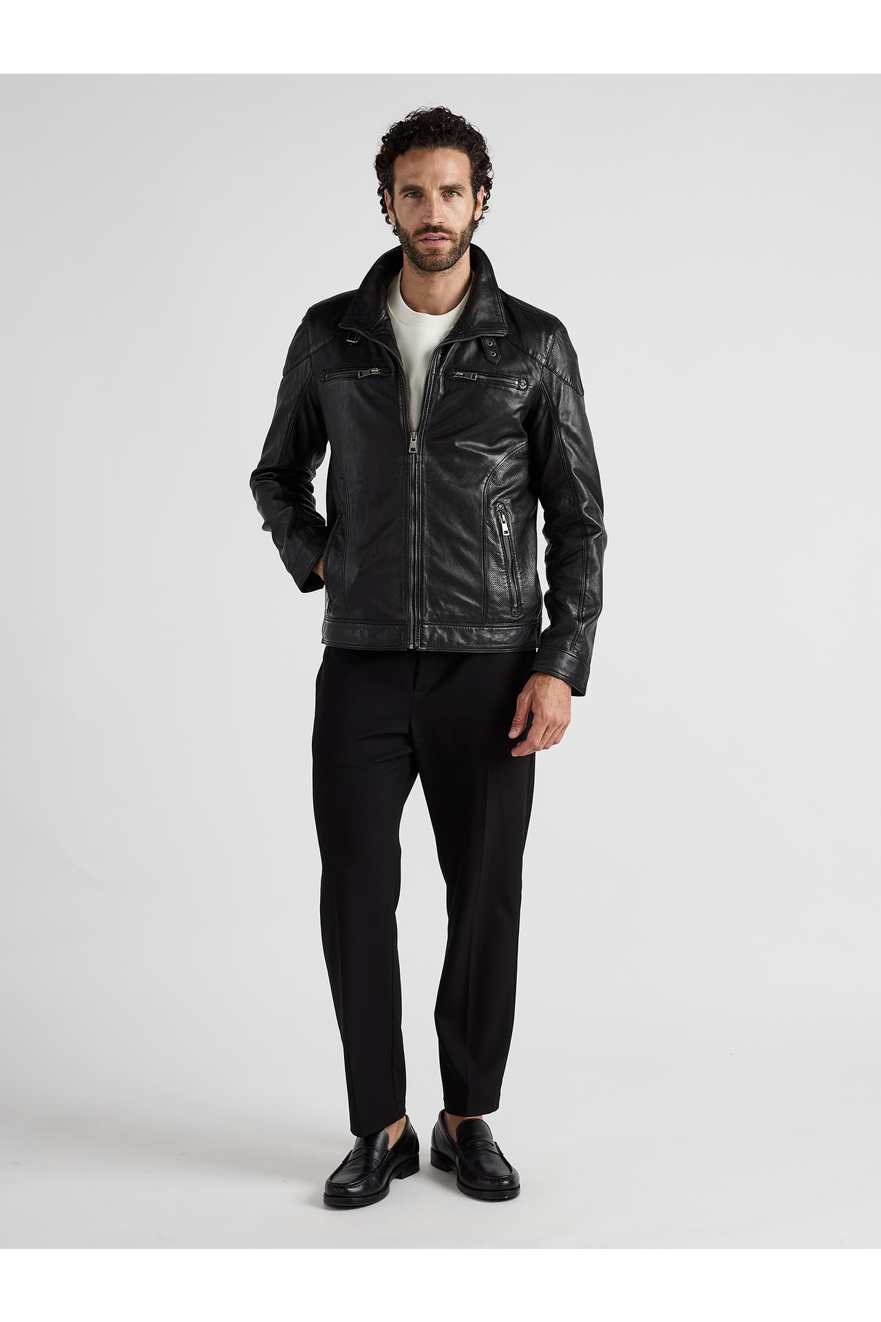 JCC Lederjacke 51195 black, Bild 1