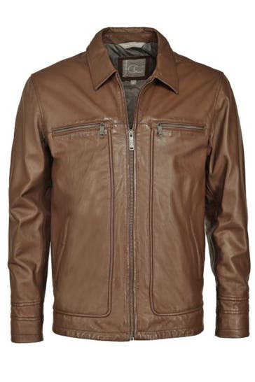 JCC Lederjacke 3102230 dark brown