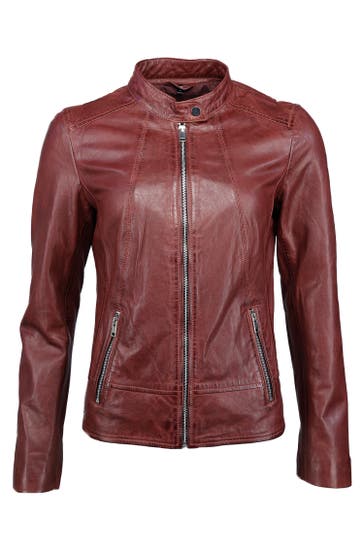 JCC Lederjacke 31024045 bordeaux