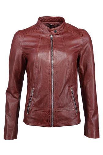 JCC Lederjacke 31024045 bordeaux