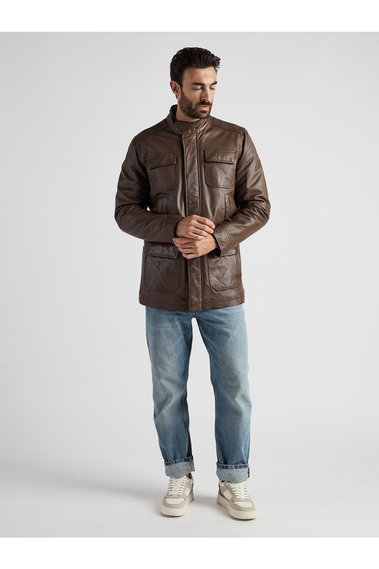 JCC Lederjacke 3102160 antique brown, Bild 1