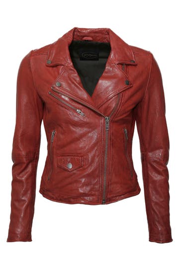 JCC Lederjacke 8007 red