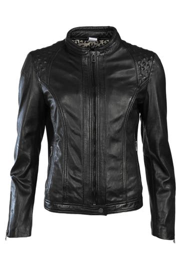 JCC Lederjacke Cabira black