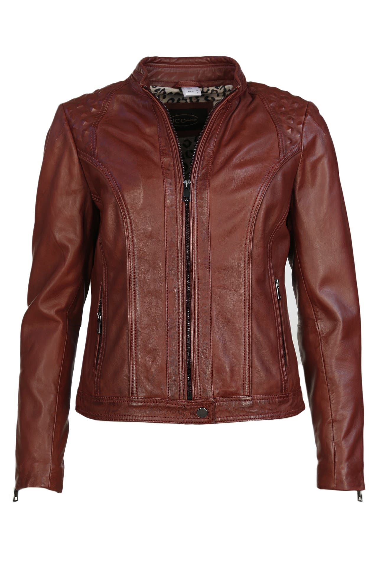 JCC Lederjacke Cabira red, Bild 1