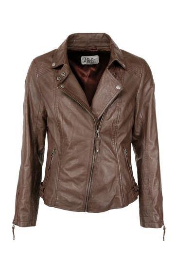 JCC Lederjacke 8533 dark brown