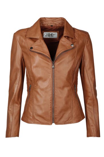 JCC Lederjacke Erijona cognac