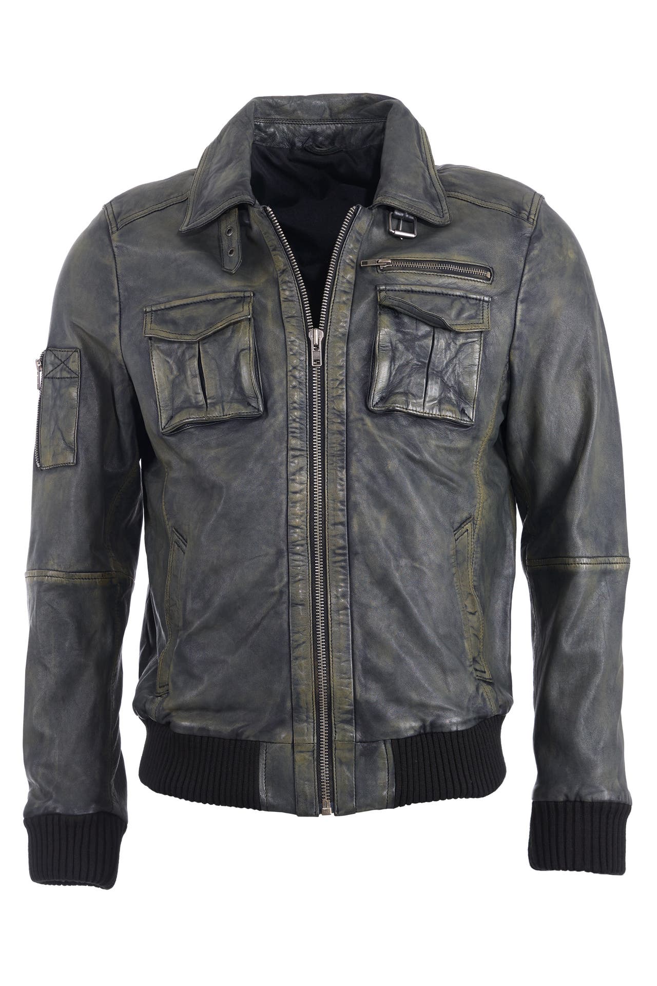 JCC Lederjacke Karlstad black, Bild 1