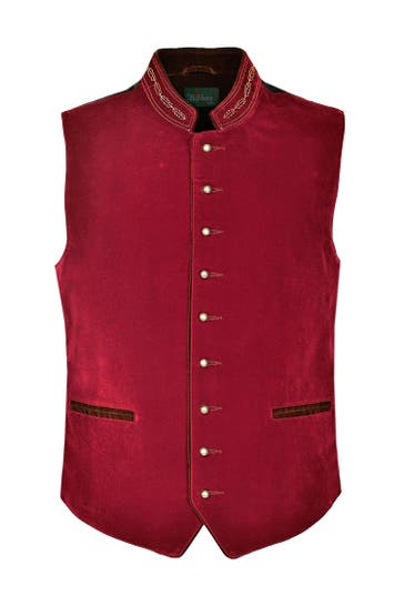 JCC Trachten-Weste wine red