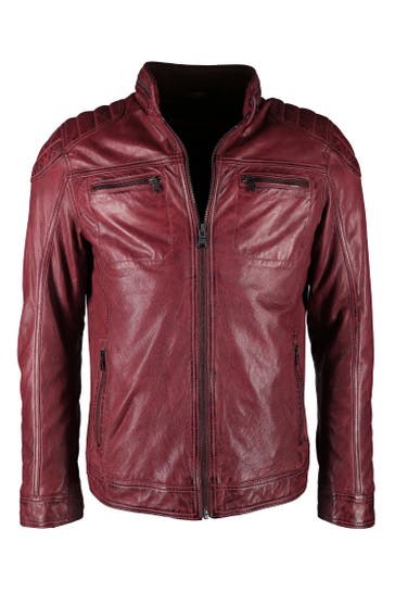 JCC Lederjacke 40700 red