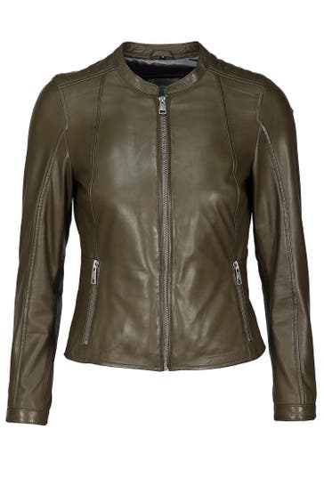 JCC Lederjacke 31025192 olive