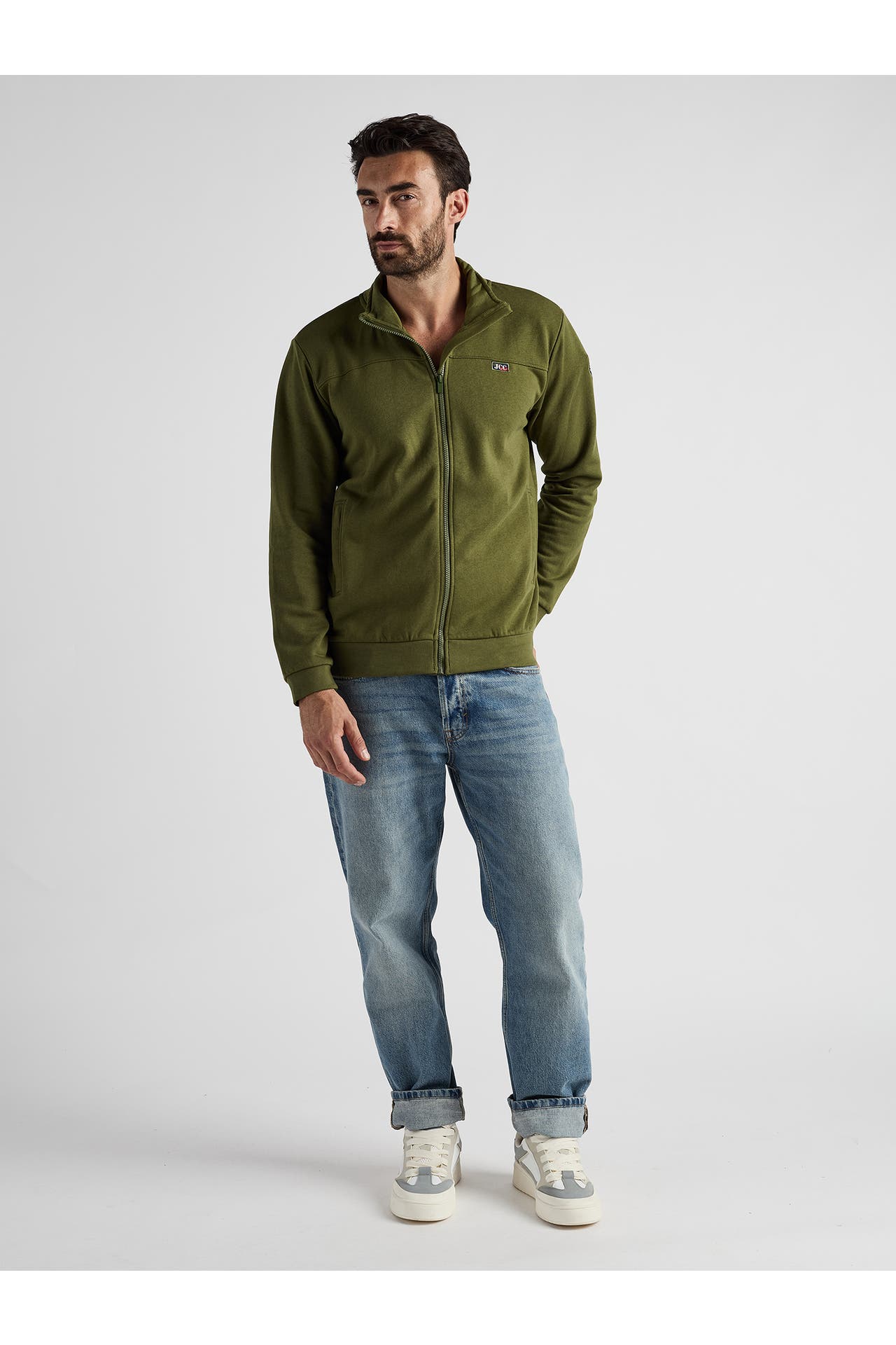 JCC Sweatjacke 310212082 olive, Bild 1
