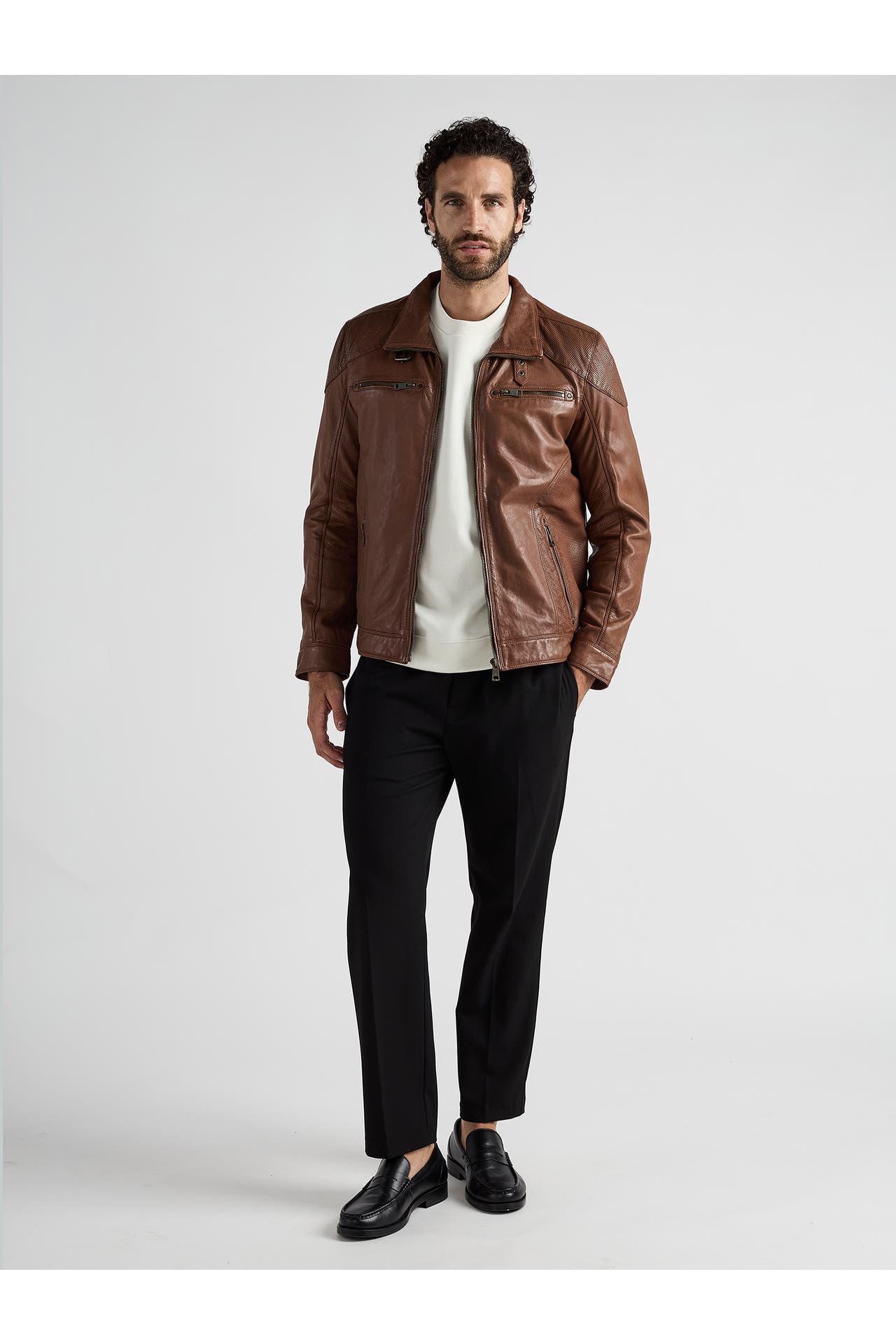 JCC Lederjacke 51195 cognac, Bild 1