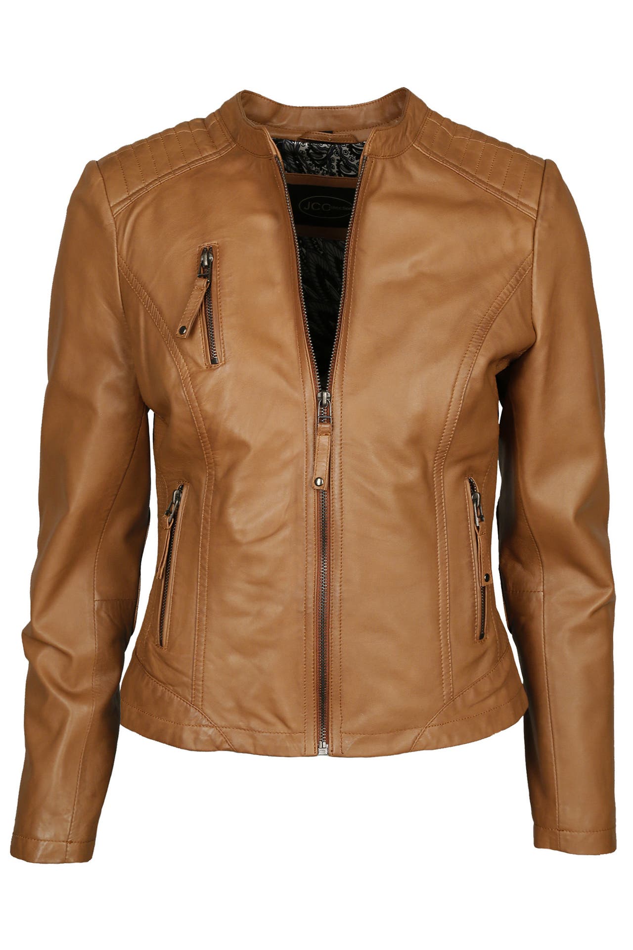 JCC Lederjacke 125302 cognac, Bild 1