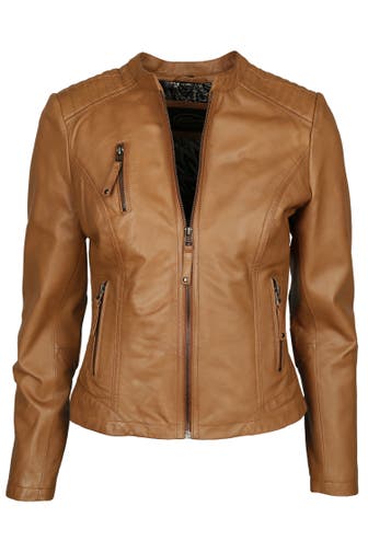 JCC Lederjacke 125302 cognac
