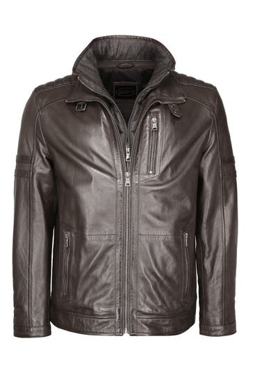 JCC Lederjacke 63535 dark brown