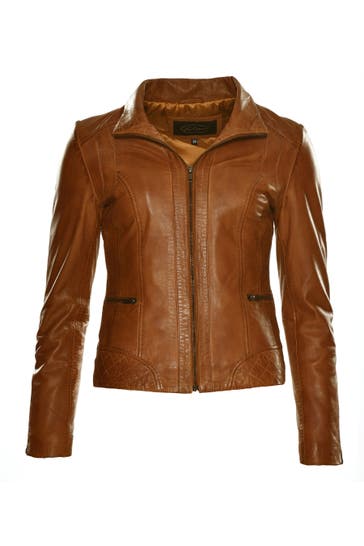 JCC Lederjacke 31020357 cognac