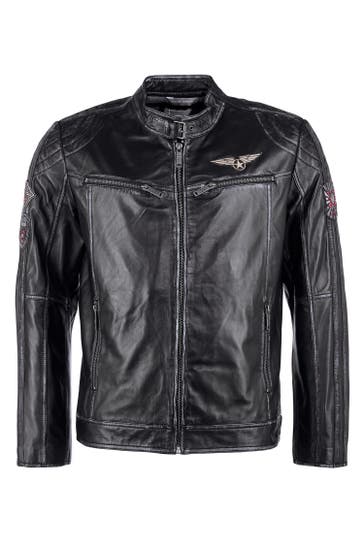 JCC Lederjacke 3102171 vintage black