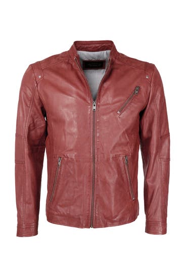 JCC Lederjacke 3102123 oxblood