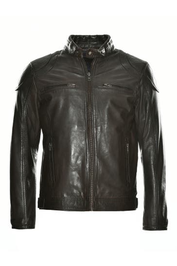 JCC Lederjacke 31020350 dark brown