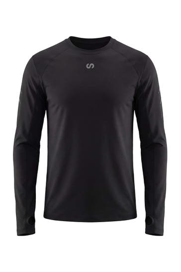 SNOCKS Longsleeve Schwarz
