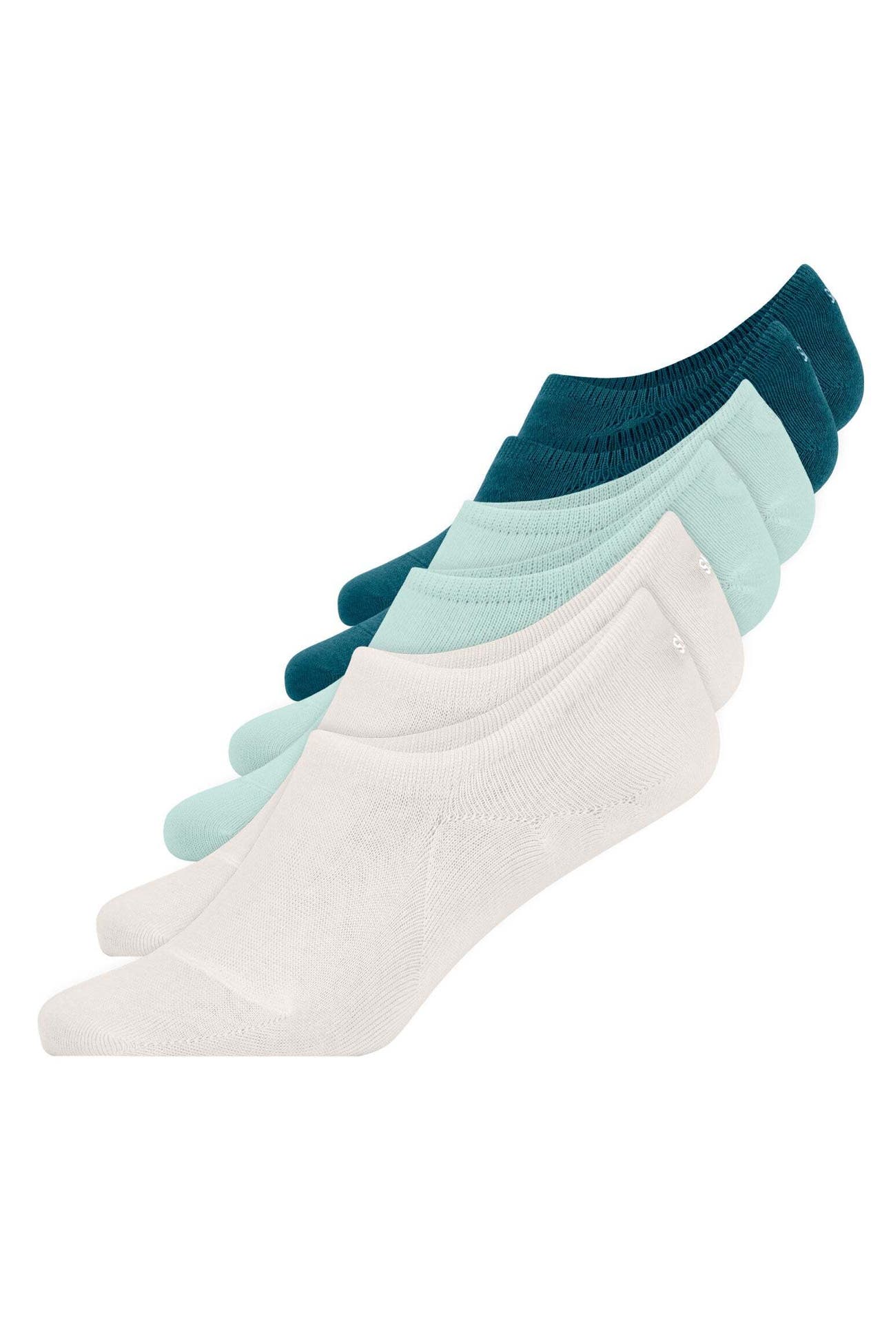 SNOCKS Socken Mix (Türkis/Hellblau/Creme), Bild 1